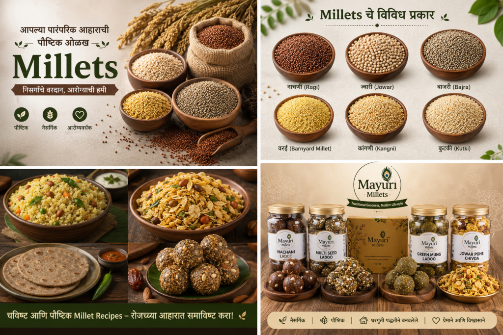 Millets म्हणजे काय? रोजच्या आहारात Millets का समाविष्ट करावेत? Healthy millet grains including ragi jowar and bajra